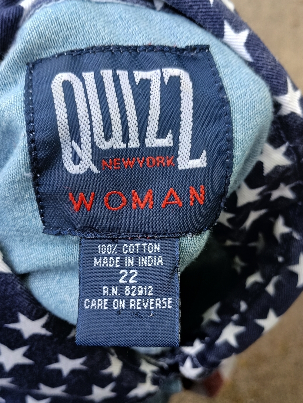 Vintage Quizz New York Texas Flag Button-Up_22 - Picture 6 of 6